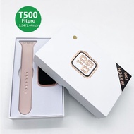 t500 jam tangan smartwatch t500 plus smart watch t500+ hiwatch - t500 pink