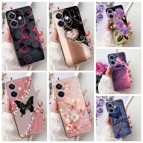 For Oppo A3x Case OPPO A3 Phone Cases CPH2681 CPH2641 CPH2669 A40 A40M Fundas Popular Butterfly Cove