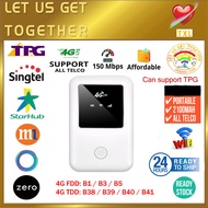 4G LTE Mobile Hotspot Wireless Broadband Mini Mifi Unlock 4G 3G Modem Portable Wifi Router（TPG can support, need to set apn）
