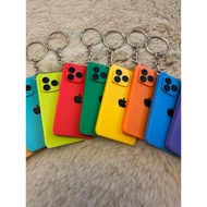 HP GANTUNGAN Keychain Miniaturehp iphone 17 – Cute SmartphoneKeychain in Various Colors