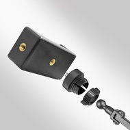 Kellnny 2PCS  Head Adapters with 17mm Socket to 1 4-20 Thread for Standard Camera Tripods and Monito