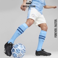 PUMA FOOTBALL - กางเกงขาสั้นฟุตบอล Manchester City เกรดแฟนบอล (Replica) สีขาว  - 77048304