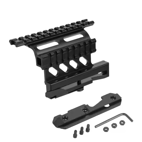 Airguns Tactical AK Side Rail Mount Top Picatinny Mounted Lasers Airsoft SAIGA for AK47 AK74 Rifle H