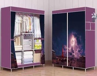 3D Design Big Size Wardrobe Cabinet Zipper Clothes Storage Multifunctional Wardrobe