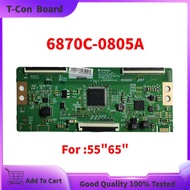 100% Diuji Asli 6870C-0805A V19_UHD_TM120_V0.3 Papan TCON Untuk Papan TV LG 6870C 0805A Peralatan Pa