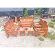 wooden sala set, pure narra