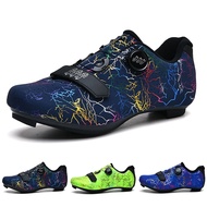 1 Men SPD Speed Bicycle Sports Shoes Self-Locking Road Bottom Scooter Shoes Lightweight MTB Mountain Bottom Off-Road Cycling Shoes