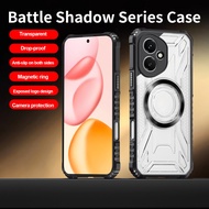 Armor Magnetic Wireless Charge Clear Case For Huawei Honor X9C X8C 400 Lite 400 Pro X7C X6B 200 Nova