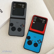 For Samsung Z Flip 3 4 5 6 7 ZFold Creative Games Console Design Soft TPU Anti-scratch Phone Case Co