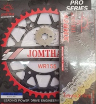 สเตอร์ชุด WR 155R YAMAHAพร้อมโซ่โอริงสีทอง XRING หน้า13T-14T หลัง 51-55T-57T-58-59T