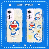 Phone Case OPPO Reno11 F 5G Reno11pro Cute cartoon Doraemon Pattern Transparent Soft Silicone Casing OPPO Reno11 5G Reno 11 pro Phone cover