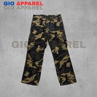 GIO APPAREL | STNE ISLAND Long Pants Camo Cargo Pants