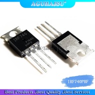 10pcs/lot IRF740 IRF740PBF MOSFET N Chan 400V 10 Amp TO 220 new original