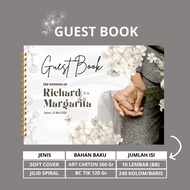 Wedding Guest Book / Guest Book Custom/