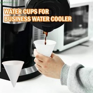 PATRICIA1 200pcs White Paper Cone Cups, 3.7/4.5 OZ Coated Snow Cone Cups, Triangle Paper Cup Leakpro