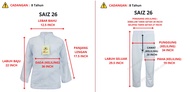 Jualan Rahmah Baju Melayu Sekolah ~ Sepasang Baju Melayu Licin + Seluar Melayu Licin / Baju Sekolah 