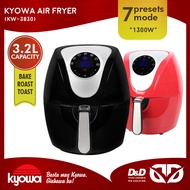 D&D | Kyowa 1300 Watts Digital Air Fryer 3.2L (KW-3830)