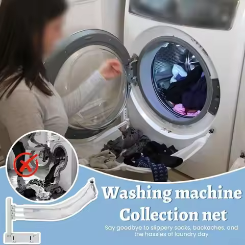 Washing Machine Collection Net Front Load Washing Machine Collection Net Foldable Anti-fall Laundry