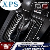 Xps สำหรับ Subaru Wry Levorg สติกเกอร์ติดที่ปิดแผงเกียร์คาร์บอนไฟเบอร์ตัวเปลี่ยนการควบคุมตกแต่งภายใน Forester Xv