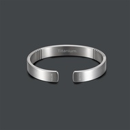 {UU61} KULUZE Original Titanium wristband 100% Pure titanium Golf Athletic Bracelet Men Women C-Shap
