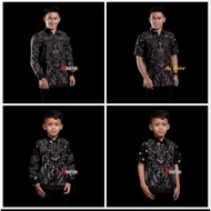 FAMILY COUPLE BATIK CLOTHES FOR FATHER, MOTHER AND BOY AGED 2 TO 12 YEARS SIZE ML XL XXL SMALL G MOT