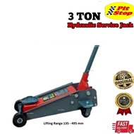 Pit Stop 3-Ton Automotive Service Hydraulic Floor Jack Low Profile Floor|Jack Kereta|Jack Buaya (Hea