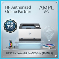 HP Color LaserJet Pro 3203dw | Free $50eCapitaVouchers | Print only, Wireless | Automatic duplex pri