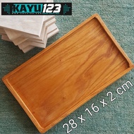 Wooden Tray 28x16x2 cm Full Wooden Tray (WTV-04)