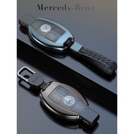 Suitable for Mercedes-Benz Key Case E300lglc260 Car Key Braided Buckle C200Lgle320 Key Cover gla
