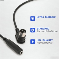 JONY1IF 6.35mm to MIDI 5 Pin Cable, 30cm/11.8in 6.35mm Sound Adapter Cable, Universal Plug and Play 