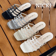[Nicki] 36-41 1 Inch High Heels **For Chubby Feet Wide Recommended To Increase Size**