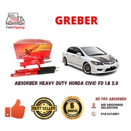 Greber Absorber Honda Jazz GK/ City GM6, Jazz GE/ City GM2/ CRZ, Jazz GD/ City IDSI, Civic FB 1.8, Civic FD 1.8/ 2.0