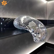 [Lacooppia2] Disco Ball Decor Centerpiece Modern Handicraft Unique Art Crafts Funky