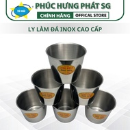 Long Phat premium stainless steel ice cups - combo of 5 ice cups 9cm, 10cm