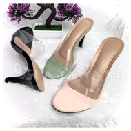 Women's Heels 9 Cm High Heels Women's Heels 9 Cm Kokop Mika Transparent New Super Soft