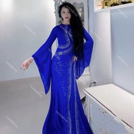 cod Belly Dance Oriental Performance Dress Hair Flick Robe Dress Professional Belly Dance Womens Dre