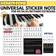 Piano Organ Keyboard Sticker Piano Tone Sticker Notation Keyboard Note Sticker Note Tut Chord Piano 