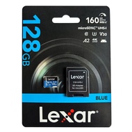 Lexar BLUE 128GB microSDXC UHS-I Card w/ SD Adapter (R:160MB/s), LMSBLUE128G-BNANC