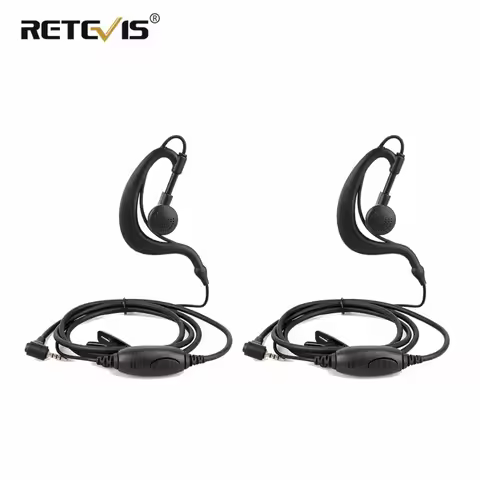 Retevis EE090Z Walkie Talkie Earphone Earpiece 1Pin Walkie Talkie Accessories MIC for Retevis RT87 R