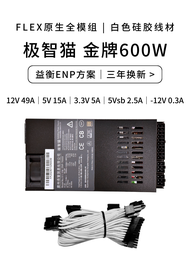 Flex Mini Power Supply 700W ขนาดเล็กกว่า 1U ซิลิโคนที่เงียบขึ้น แหล่งกำเนิดไฟฟ้าแบบโมดูลาร์เต็มรูปแบ