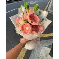 LOYO 100Pcs Multicolour Fuzzy Twist Wire for DIY Flower Wire Christmas Decorations Chenille