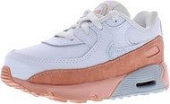 Toddler's Air Max 90 LTR SE White/Aura-Lt Madder Root (DM0958 100), White/Aura-lt Madder Root, 8 Tod