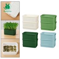 Kesoto Sprouter Tray Lightweight Sturdy Stackable Reusable Hydroponic Cat Grass
