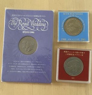 英女皇👸🏻 戴安娜 查理斯 紀念幣 英國🇬🇧 日本版