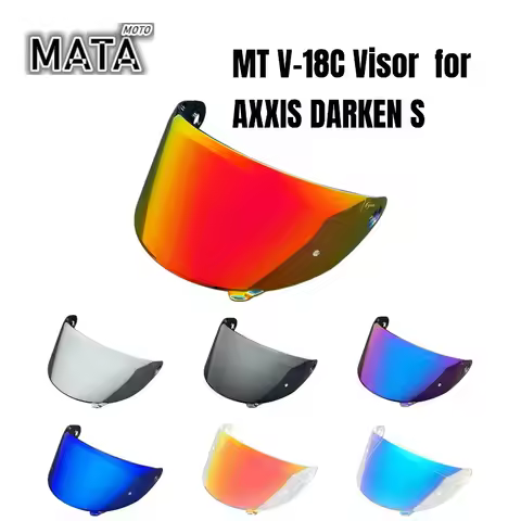 MT V-18C Visor for AXXIS DARKEN S Helmet Lens Original AXXIS Lens Helmet Replacement Accessories