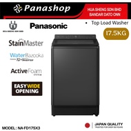 PANASONIC NA-FD175X3 17.5kg Powerful Clean & Convenient Top Load Washing Machine NA-FD175X3BT