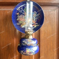 Lampu minyak keramik antik Japan jadul
