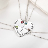 4 Pieces/Set Fashion Nice Gift Best Friend Froever Necklace Womens Necklace Friendship Necklaces Gif
