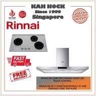 RINNAI RH-C249-SSR CHIMNEY HOOD+RINNAI RB-3SI 3 INNER BURNER BUILT-IN HOB BUNDLE