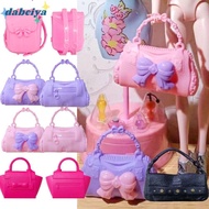 DABEIYA 1/6 Doll Accessories, Fashion 5 Styles Doll Handbag, High Quality Plastic Doll Purse Accesso